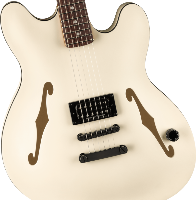 Fender Fender Tom DeLonge Starcaster Satin Olympic White Rosewood Fingerboard