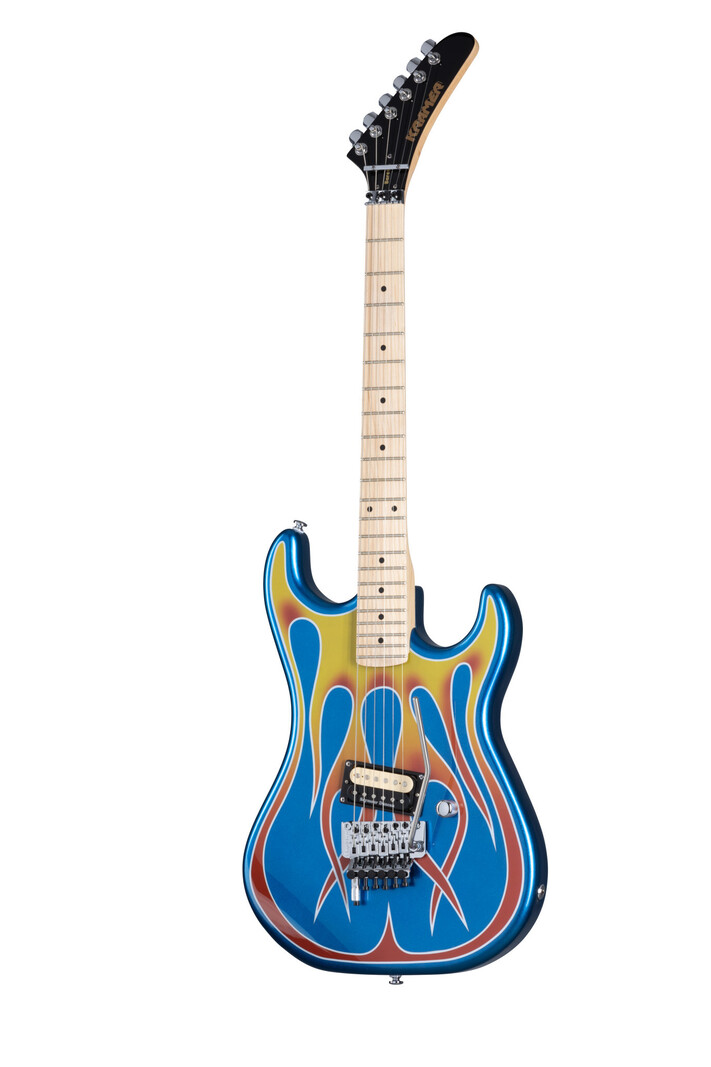 Kramer Kramer Baretta Hot Rod Blue Sparkle with Flames