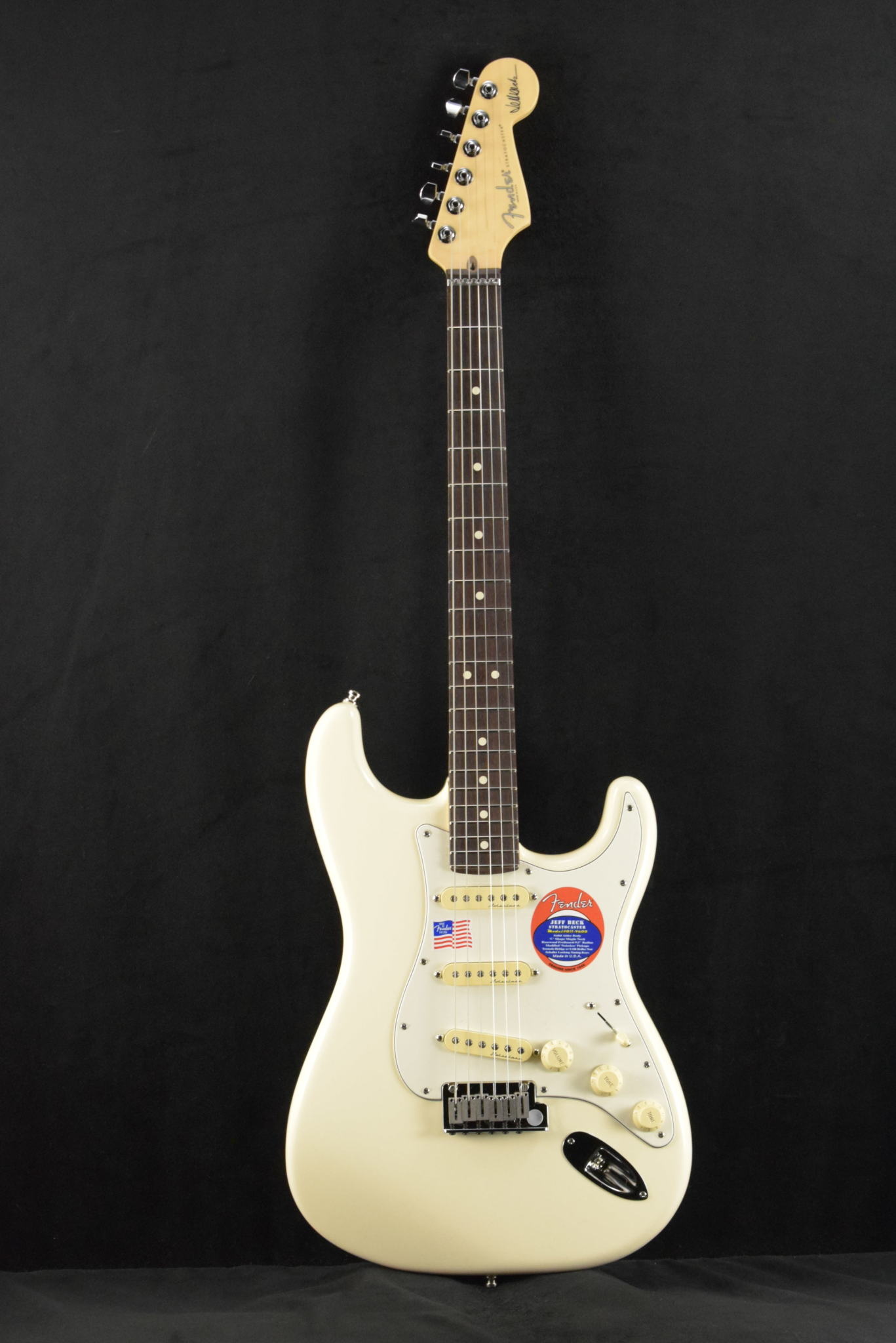 Fender Fender Jeff Beck Stratocaster Olympic White Rosewood Fingerboard