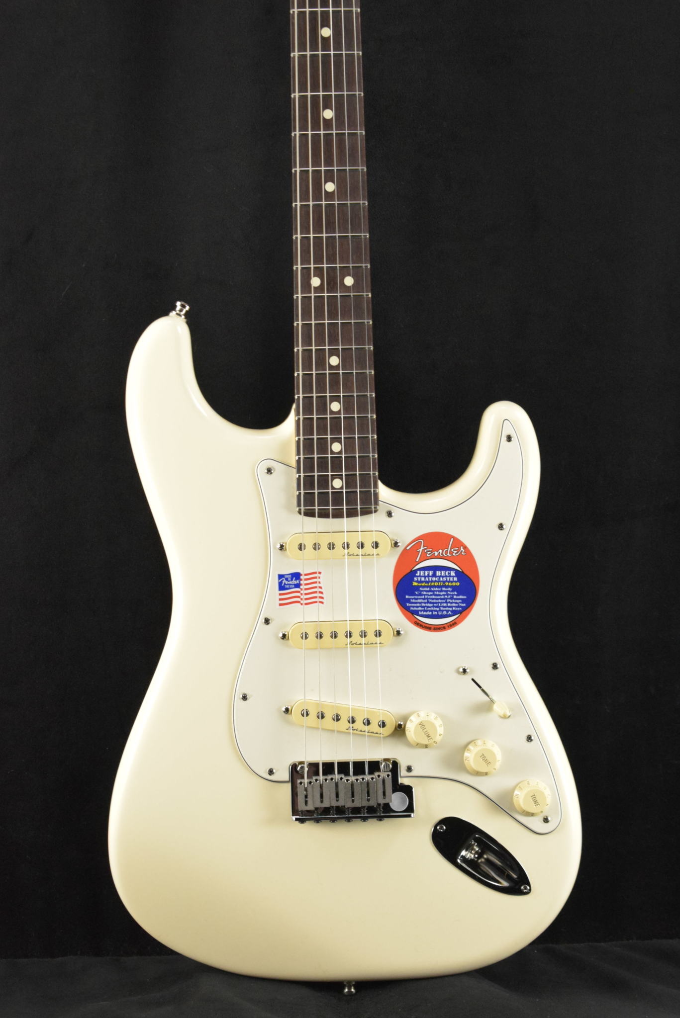 Fender Fender Jeff Beck Stratocaster Olympic White Rosewood Fingerboard