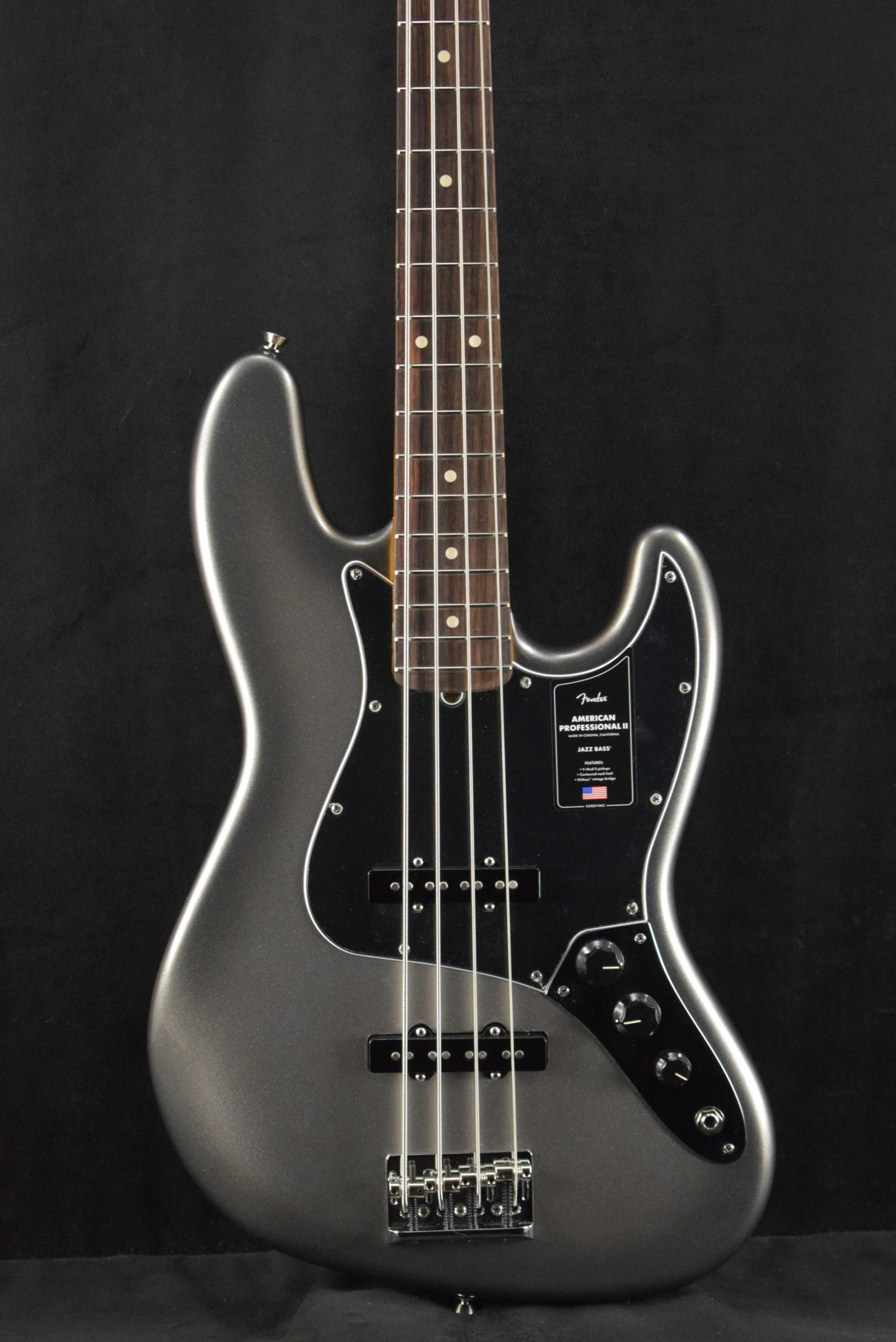 Fender Fender American Professional II Jazz Bass Mercury Rosewood Fingerboard