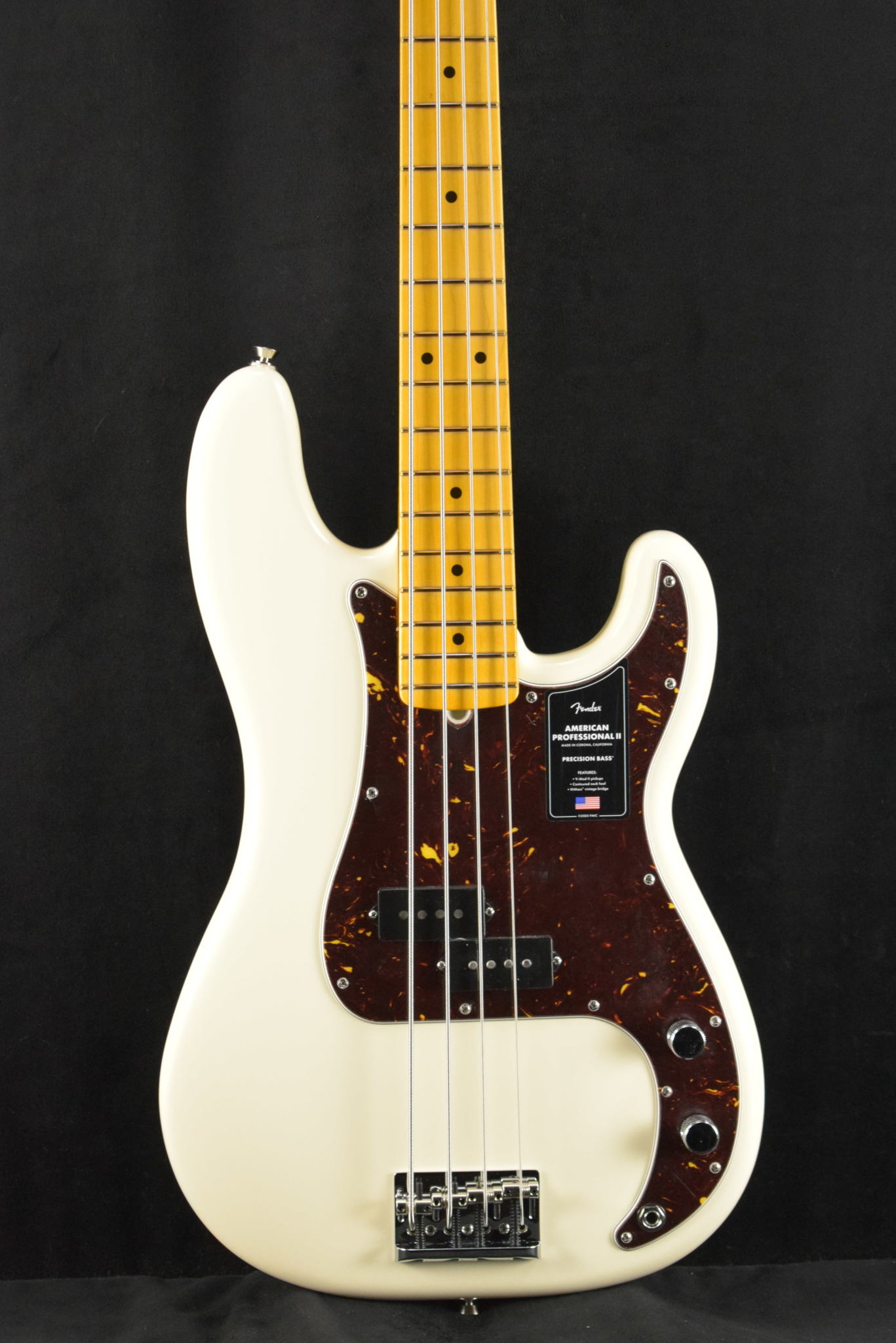 Fender Fender American Professional II Precision Bass Olympic White Maple Fingerboard