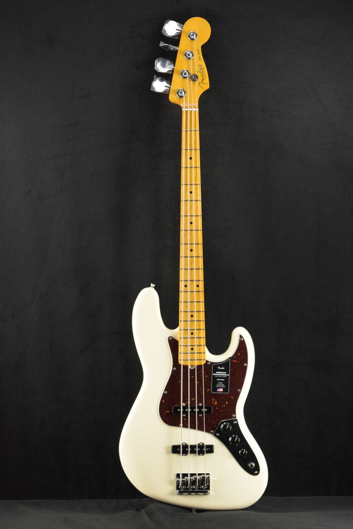 Fender Fender American Professional II Jazz Bass Olympic White Maple Fingerboard