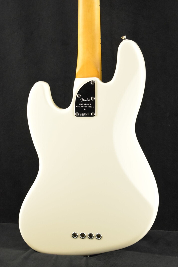 Fender Fender American Professional II Jazz Bass Olympic White Maple Fingerboard