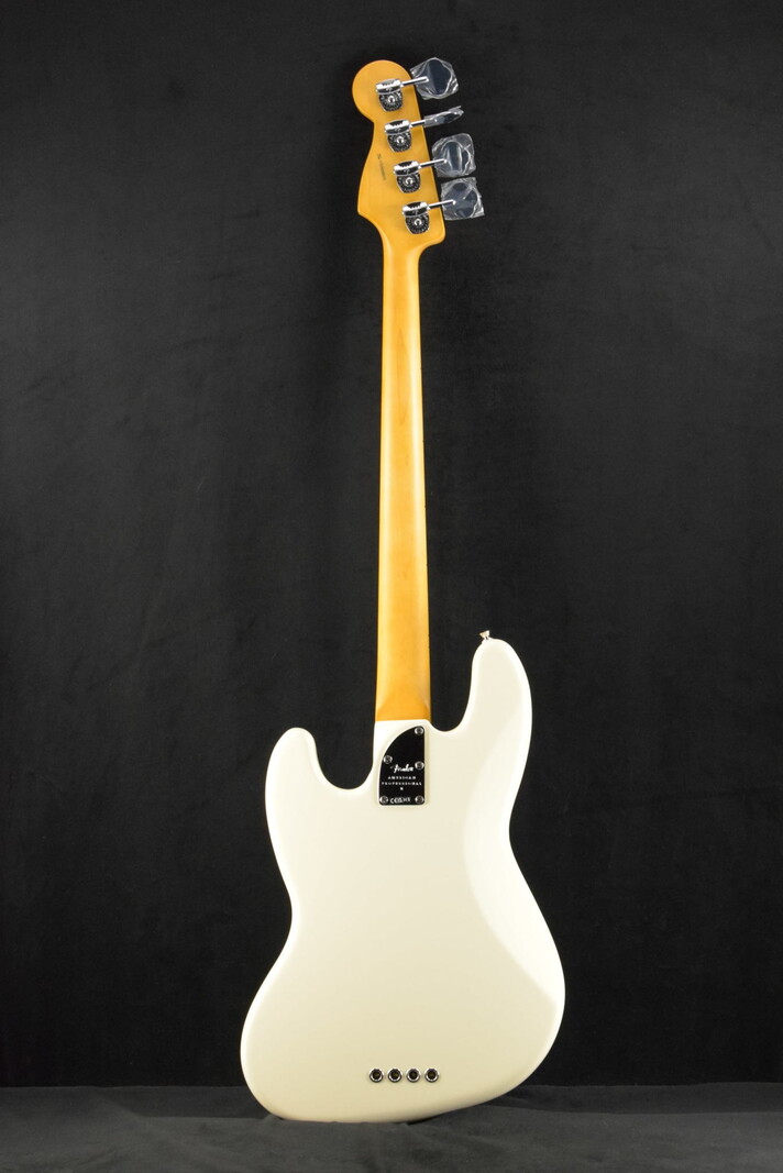 Fender Fender American Professional II Jazz Bass Olympic White Maple Fingerboard