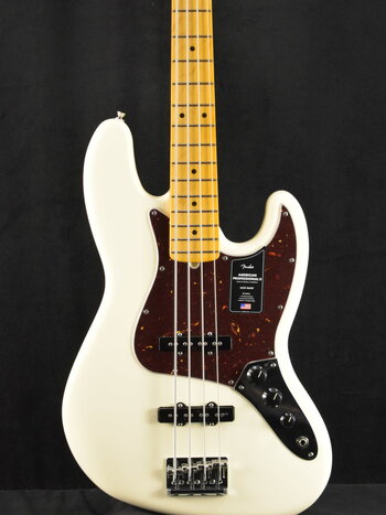 Fender Fender American Professional II Jazz Bass Olympic White Maple Fingerboard