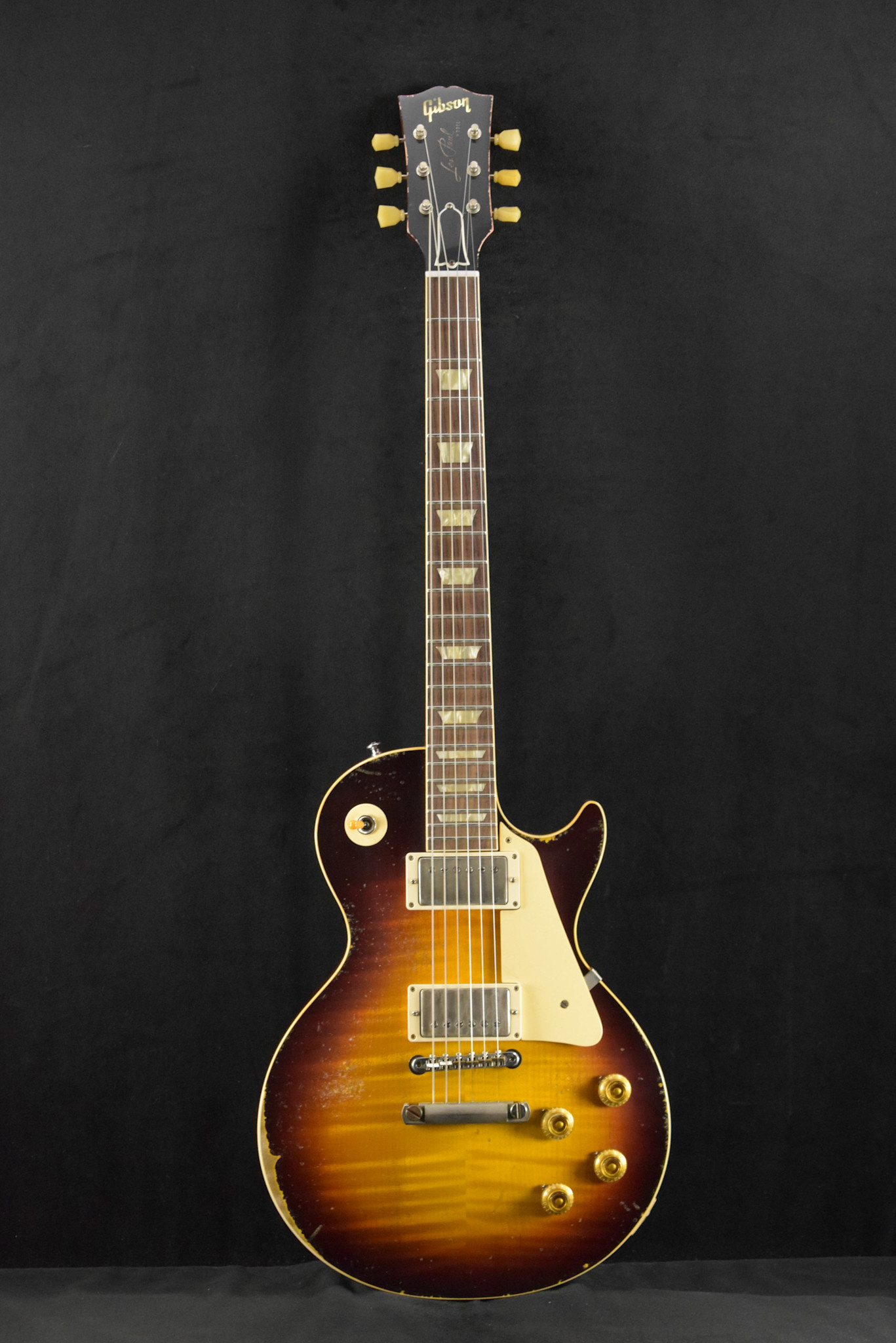 Gibson Gibson Murphy Lab 1959 Les Paul Standard Bourbon Burst Ultra Heavy Aged - Fuller's Exclusive