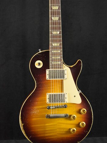 Gibson Gibson Murphy Lab 1959 Les Paul Standard Bourbon Burst Ultra Heavy Aged - Fuller's Exclusive