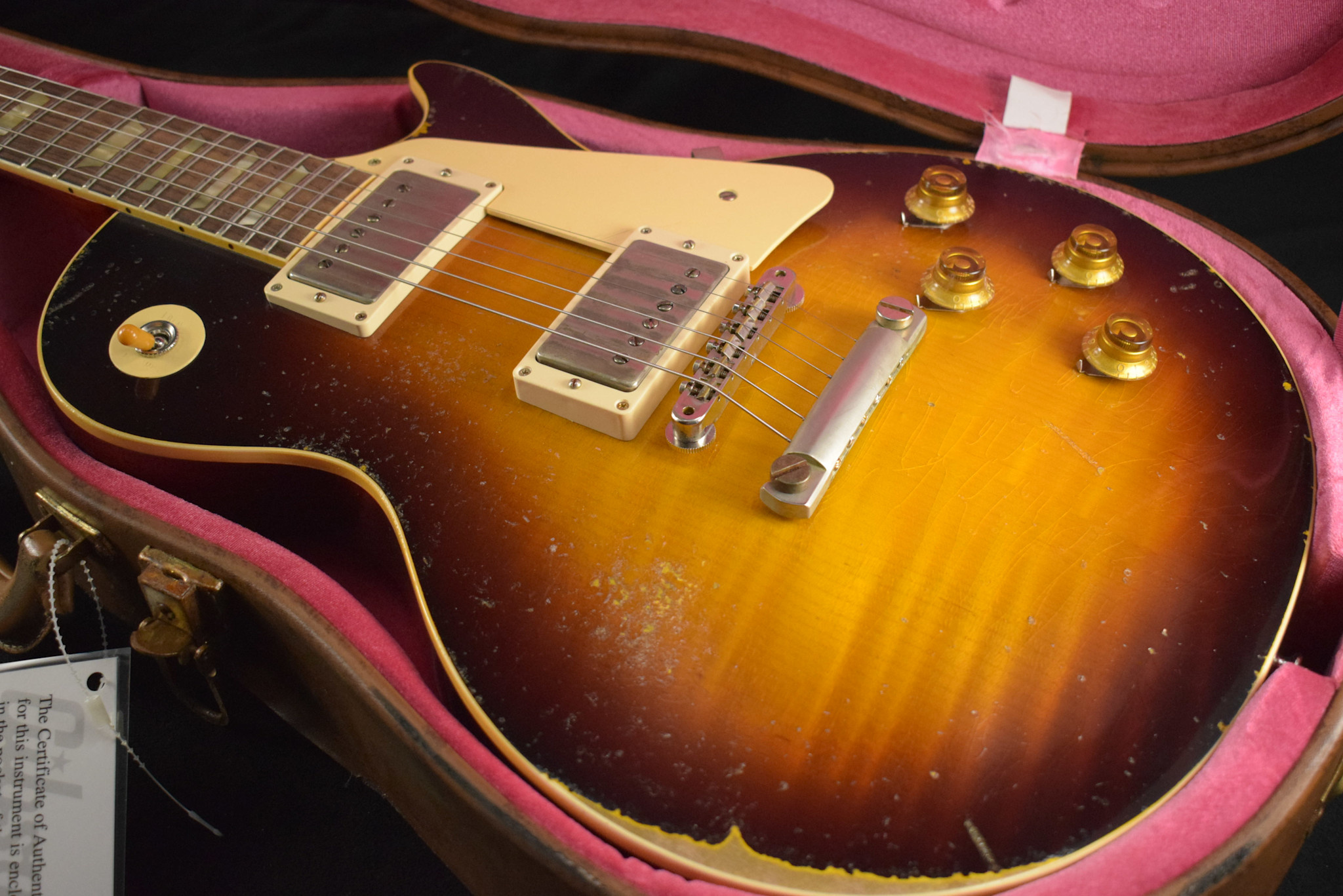 Gibson Gibson Murphy Lab 1959 Les Paul Standard Bourbon Burst Ultra Heavy Aged - Fuller's Exclusive