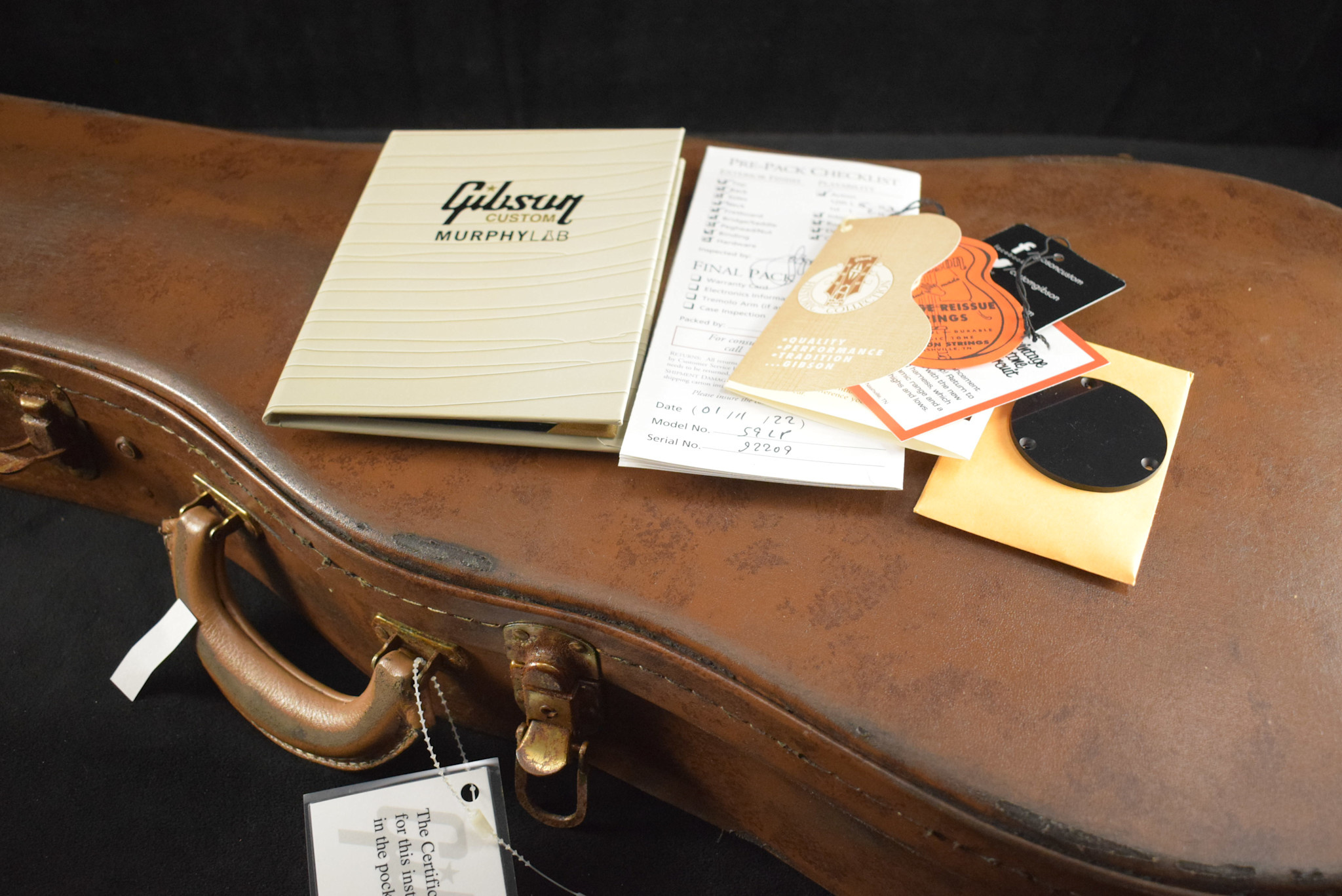 Gibson Gibson Murphy Lab 1959 Les Paul Standard Bourbon Burst Ultra Heavy Aged - Fuller's Exclusive