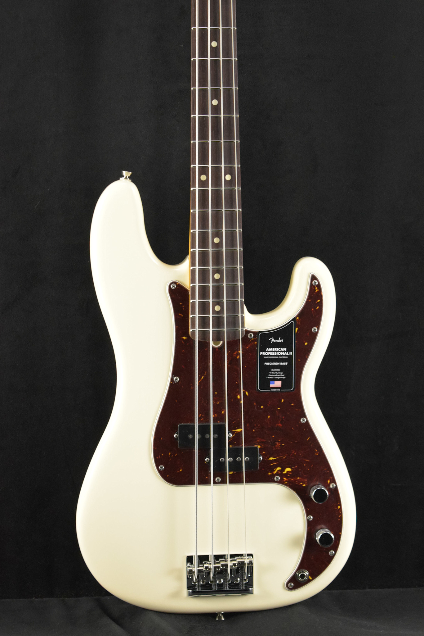 Fender Fender American Professional II Precision Bass Olympic White Rosewood Fingerboard