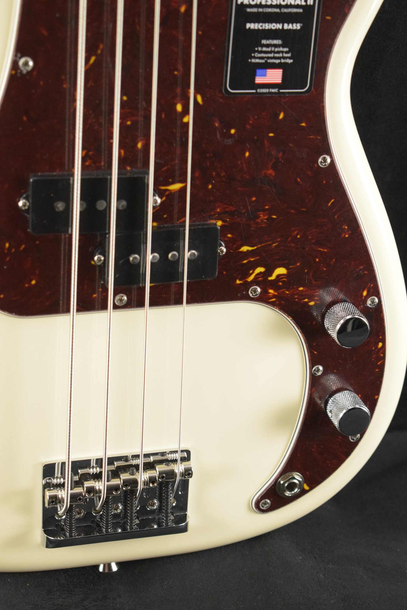 Fender Fender American Professional II Precision Bass Olympic White Rosewood Fingerboard