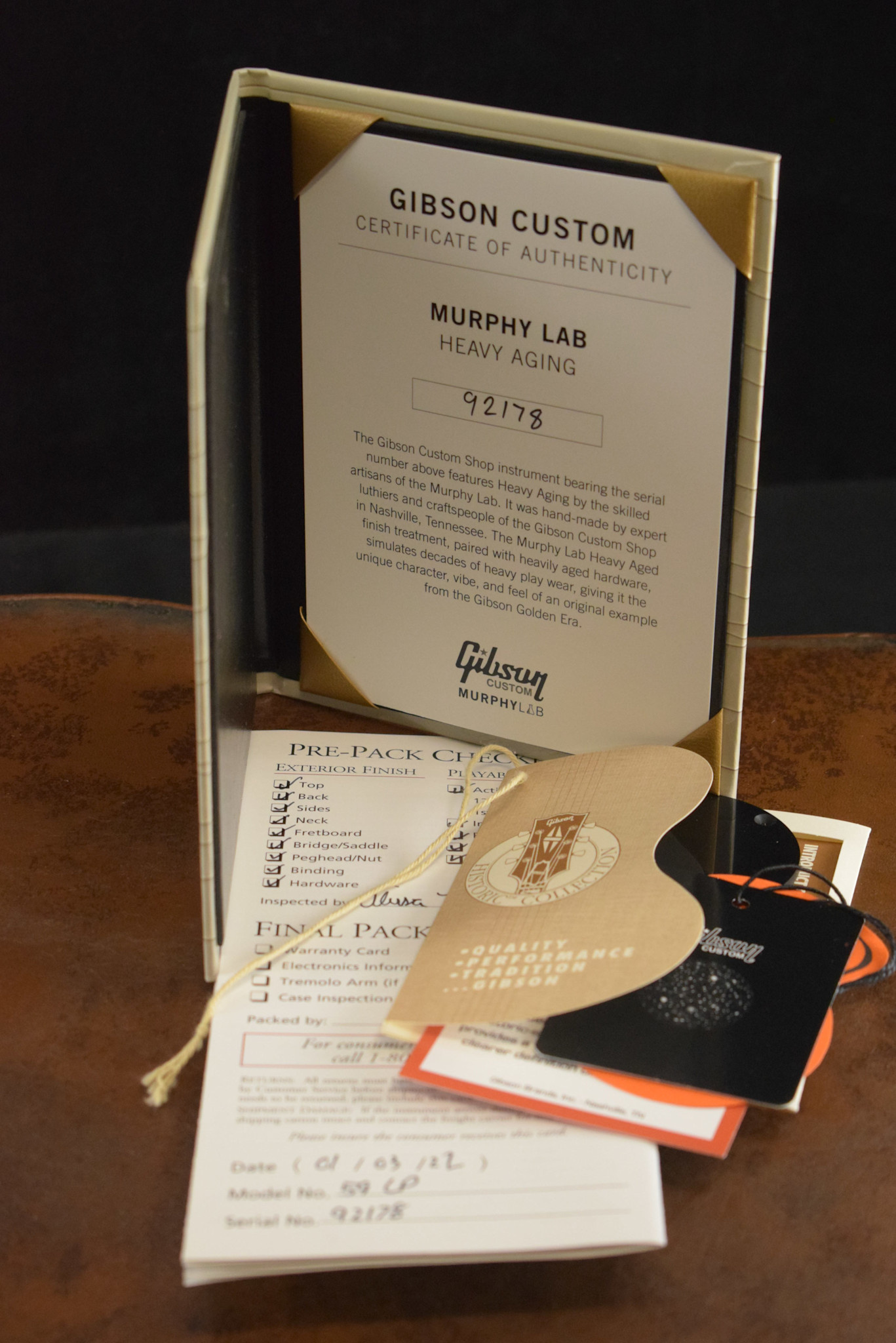 Gibson Gibson Murphy Lab 1959 Les Paul Standard Factory Burst Heavy Aged Fuller's Exclusive