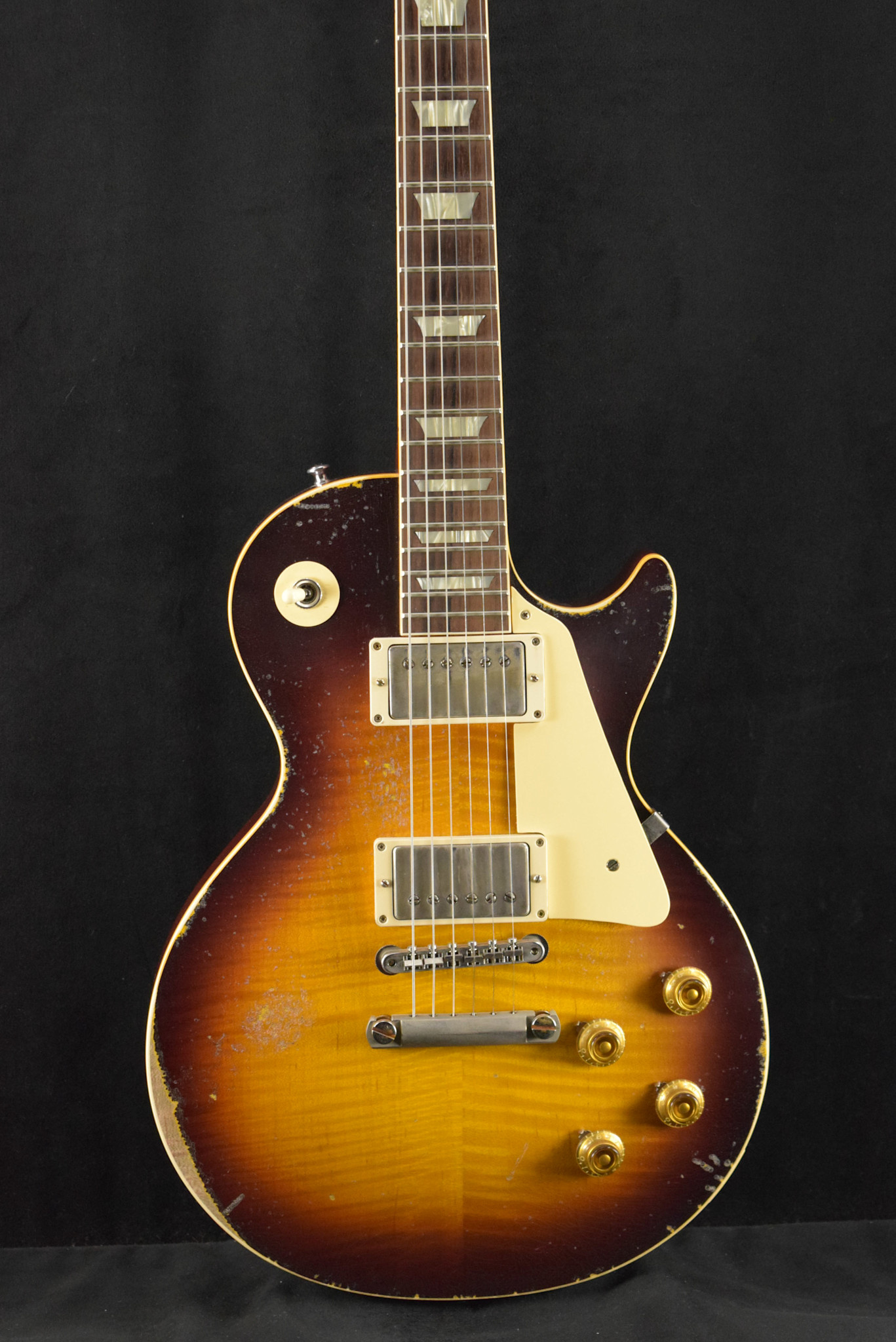 Gibson Gibson Murphy Lab 1959 Les Paul Standard Bourbon Burst Ultra Heavy Aged - Fuller's Exclusive