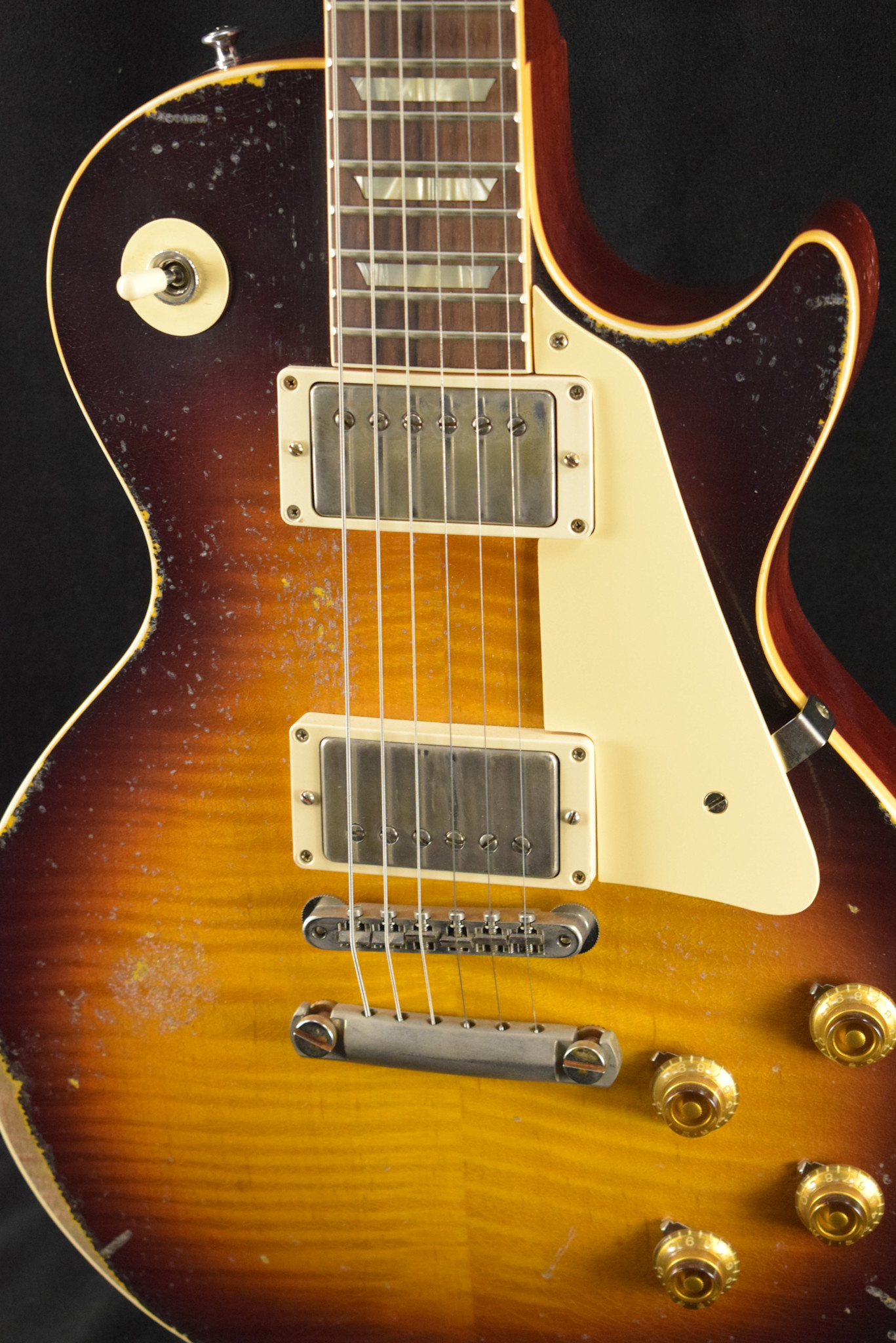 Gibson Gibson Murphy Lab 1959 Les Paul Standard Bourbon Burst Ultra Heavy Aged - Fuller's Exclusive