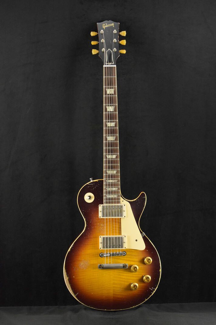 Gibson Gibson Murphy Lab 1959 Les Paul Standard Bourbon Burst Ultra Heavy Aged - Fuller's Exclusive
