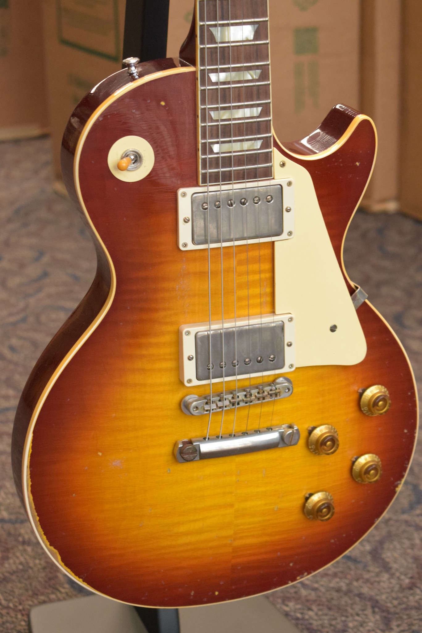 Gibson Gibson Murphy Lab 1959 Les Paul Standard Sunrise Tea Burst Heavy Aged Fuller's Exclusive