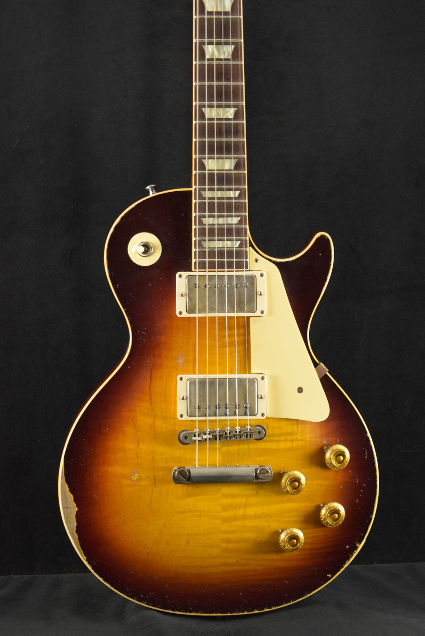 Gibson Gibson Murphy Lab 1959 Les Paul Standard Bourbon Burst Ultra Heavy Aged - Fuller's Exclusive