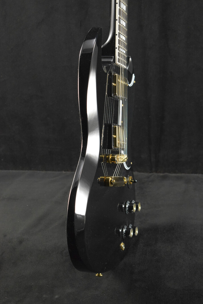 Gibson Gibson Custom Shop SG Custom 2-Pickup w/ Ebony Fingerboard Gloss Ebony