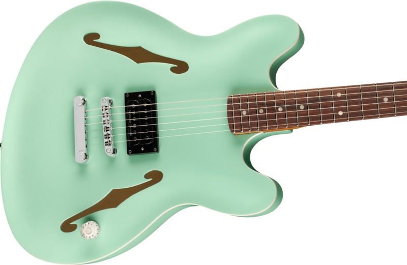Fender Fender Tom DeLonge Starcaster Satin Surf Green Rosewood Fingerboard