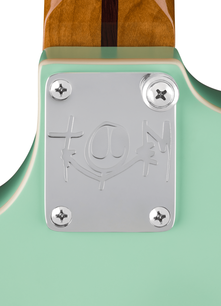 Fender Fender Tom DeLonge Starcaster Satin Surf Green Rosewood Fingerboard