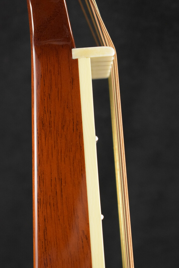 National National Scheerhorn L-Body Square Neck Honduras Mahogany High Gloss Finish