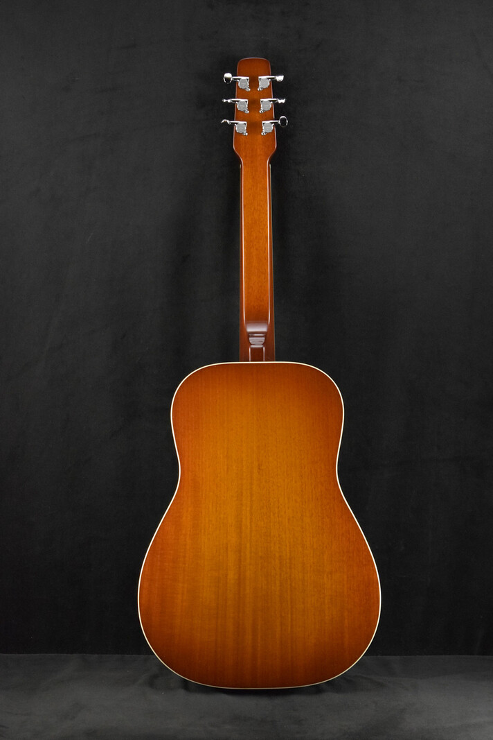 National National Scheerhorn L-Body Square Neck Honduras Mahogany High Gloss Finish