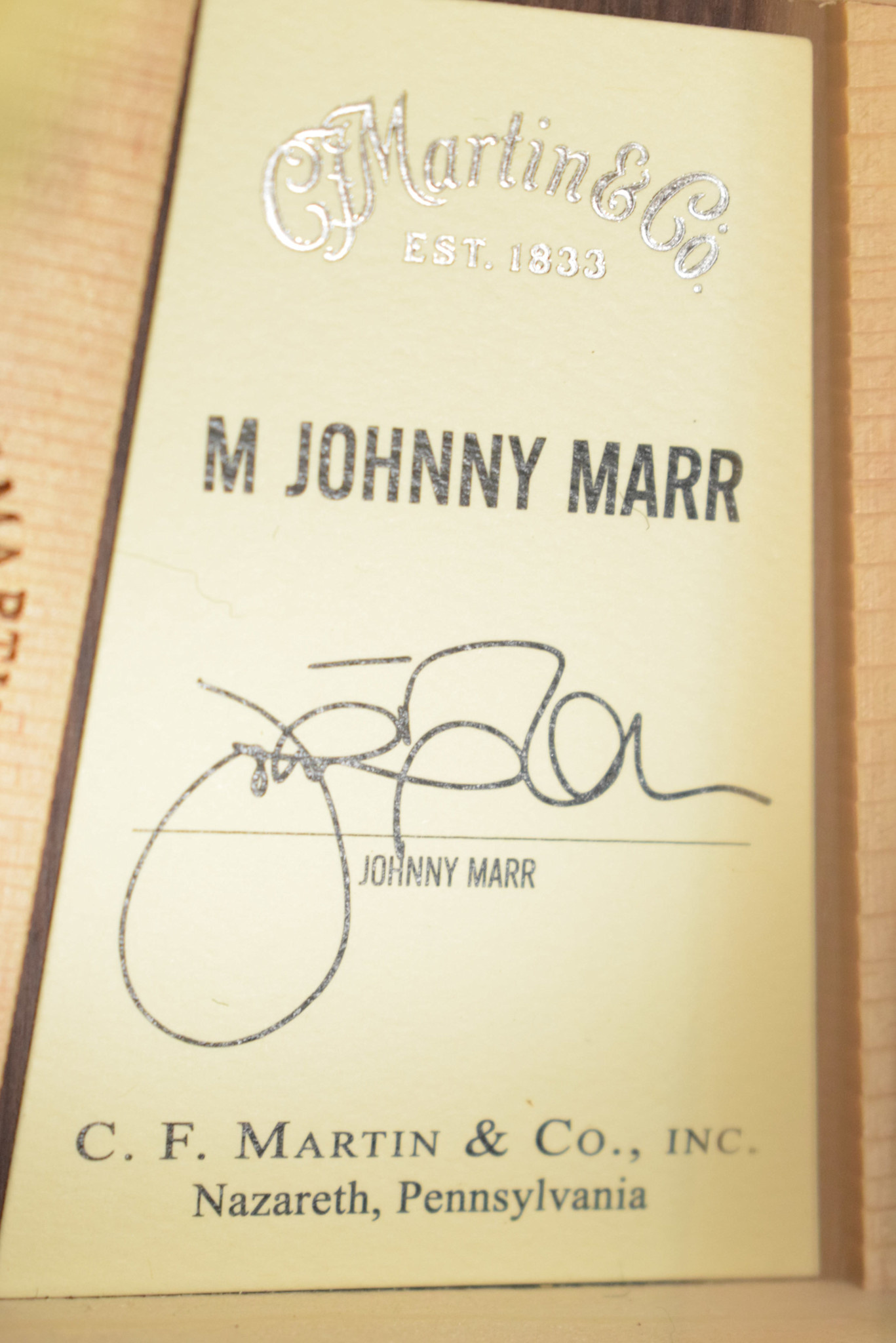 Martin Martin M-6 Johnny Marr LR Baggs Anthem