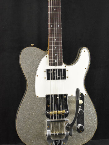 Fender Fender Limited Edition CuNiFe Telecaster Custom Journeyman Relic Aged Silver Sparkle 3A Rosewood Fingerboard