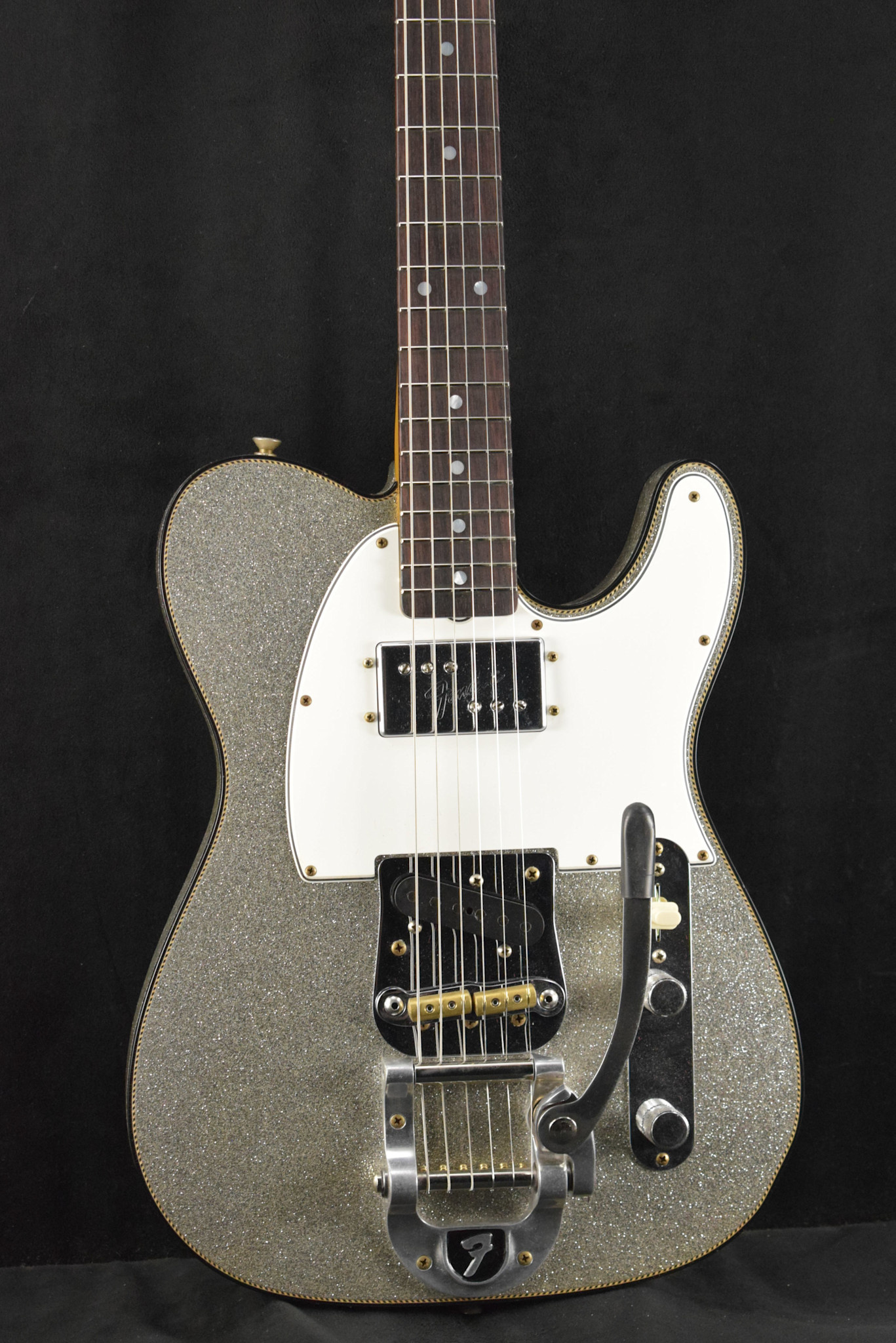 Fender Fender Limited Edition CuNiFe Telecaster Custom Journeyman Relic Aged Silver Sparkle 3A Rosewood Fingerboard