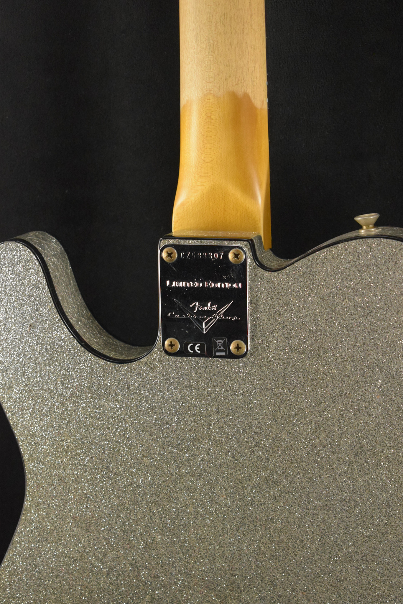 Fender Fender Limited Edition CuNiFe Telecaster Custom Journeyman Relic Aged Silver Sparkle 3A Rosewood Fingerboard
