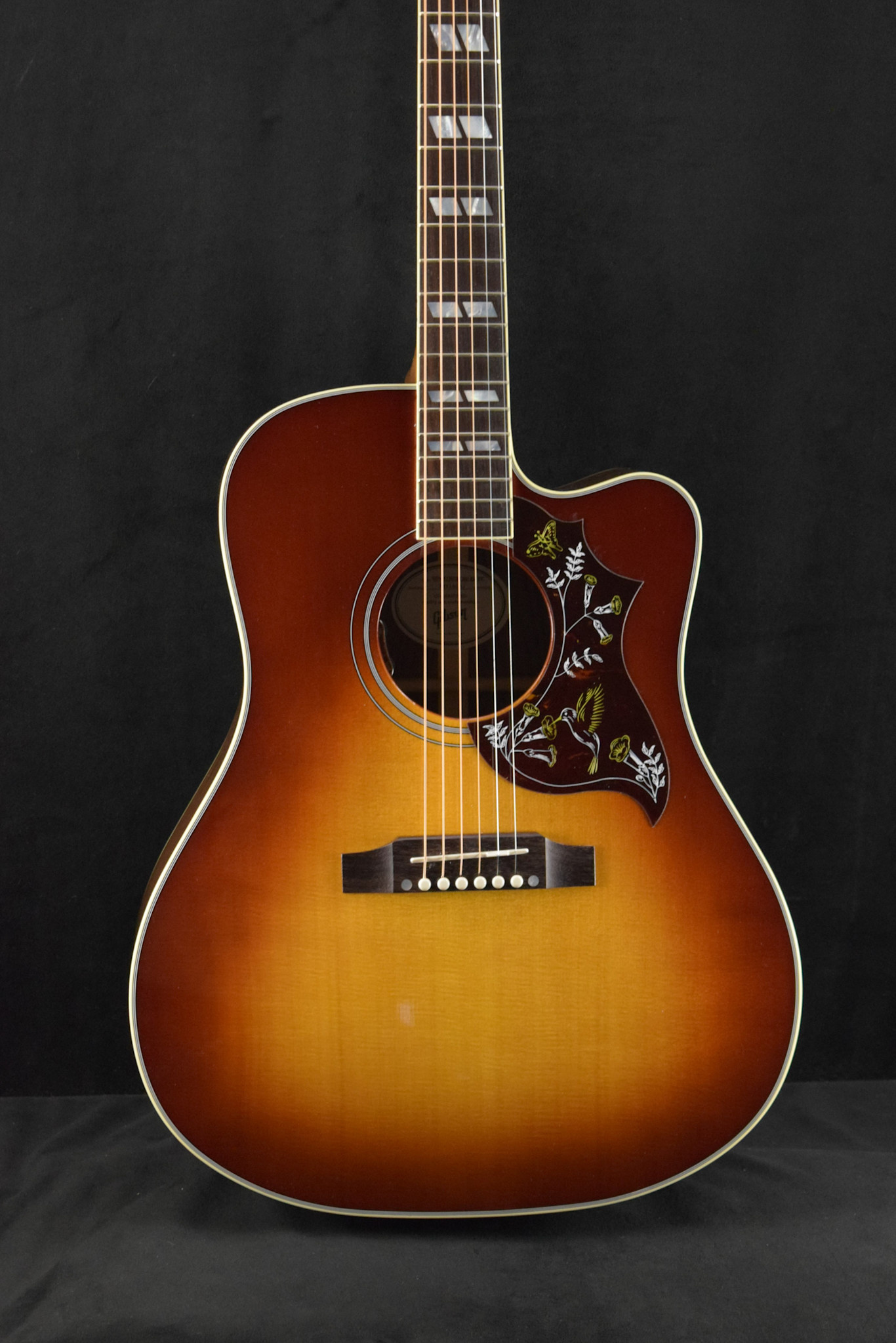Gibson Gibson Hummingbird Standard Rosewood EC Electric Cutaway Rosewood Burst