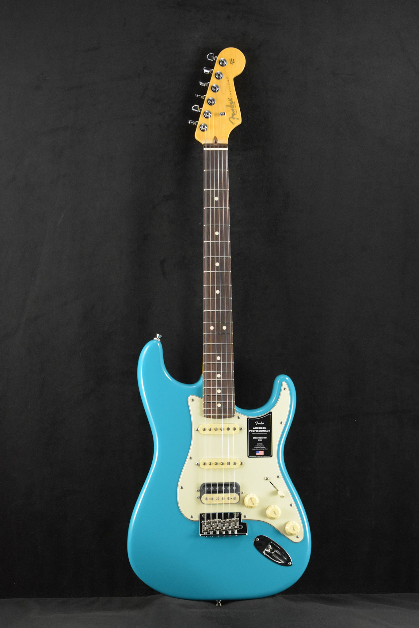 Fender Fender American Professional II Stratocaster HSS Miami Blue Rosewood Fingerboard