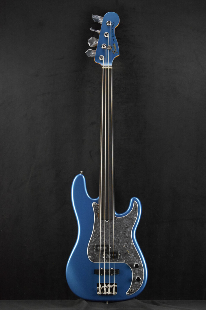 Fender Fender Tony Franklin Fretless Precision Bass Lake Placid Blue Ebony Fingerboard