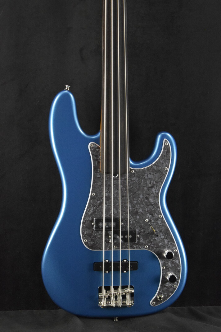 Fender Fender Tony Franklin Fretless Precision Bass Lake Placid Blue Ebony Fingerboard