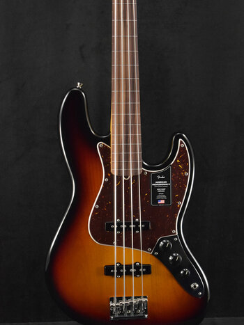 Fender Fender American Professional II Jazz Bass Fretless Rosewood Fingerboard 3-Color Sunburst