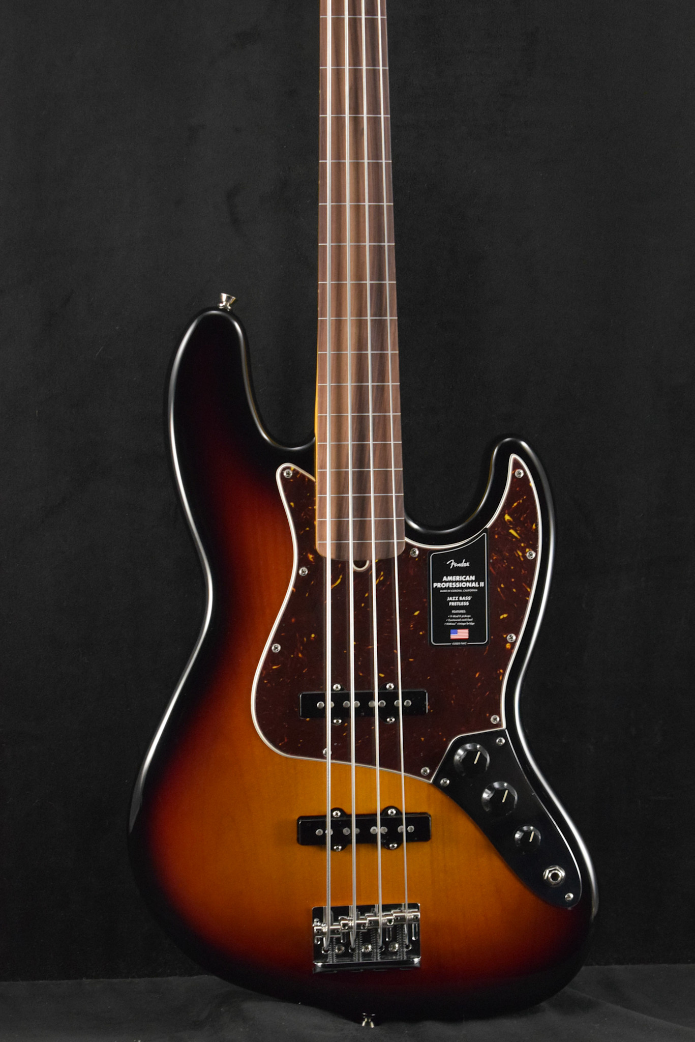 Fender Fender American Professional II Jazz Bass Fretless Rosewood Fingerboard 3-Color Sunburst