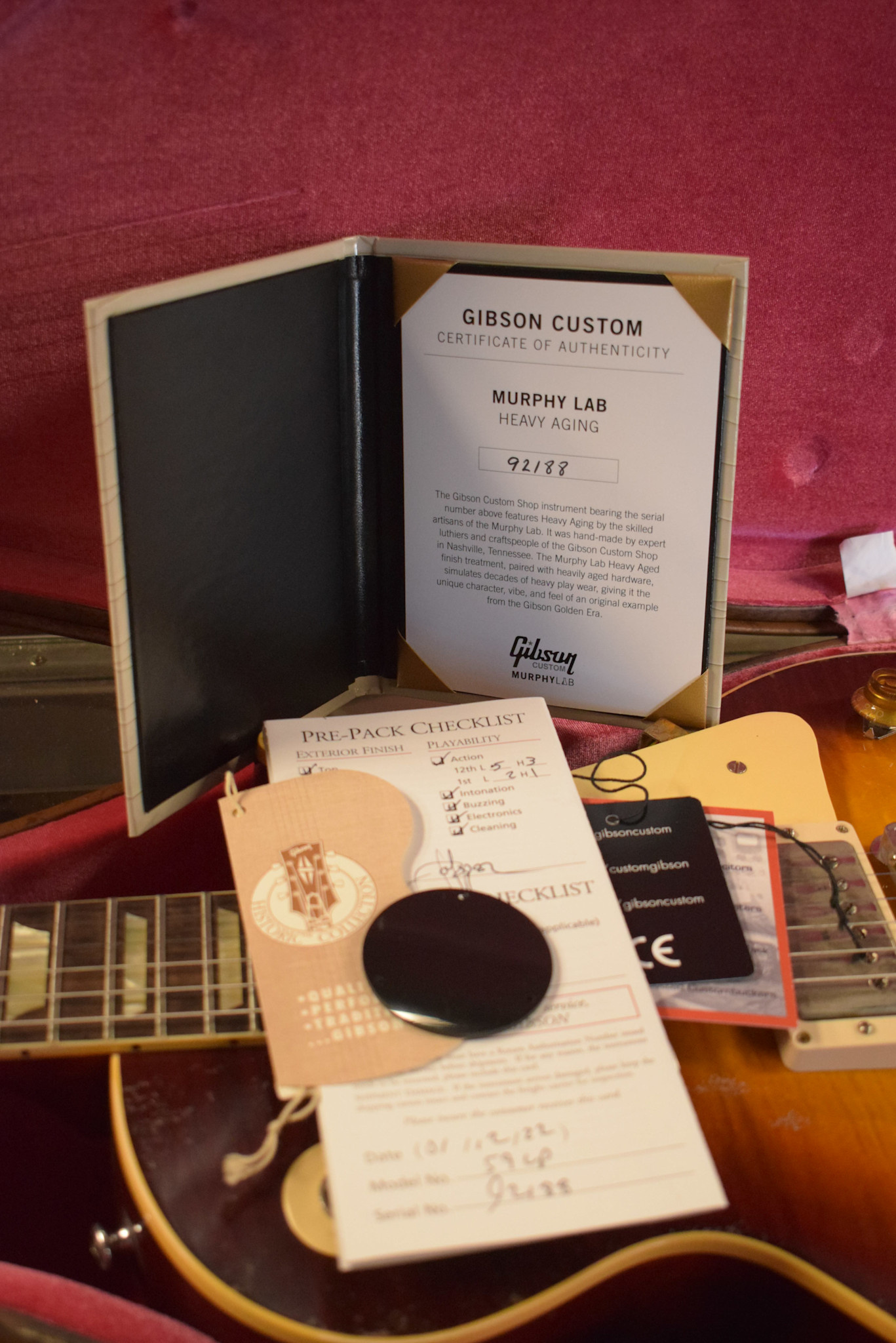 Gibson Gibson Murphy Lab 1959 Les Paul Standard Factory Burst Heavy Aged Fuller's Exclusive