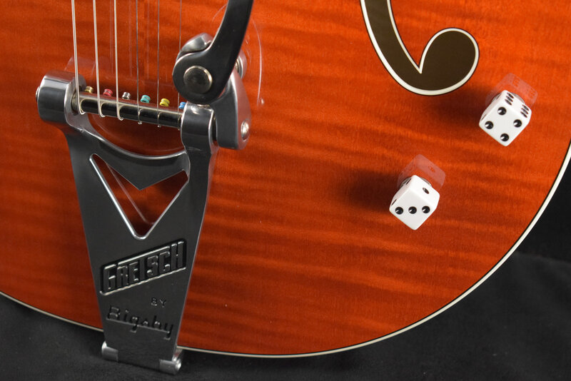 Gretsch Gretsch G6120TFM-BSNV Brian Setzer Signature Nashville Flame Maple Orange Stain