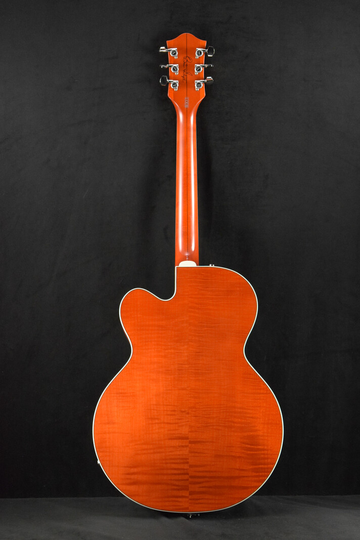 Gretsch Gretsch G6120TFM-BSNV Brian Setzer Signature Nashville Flame Maple Orange Stain