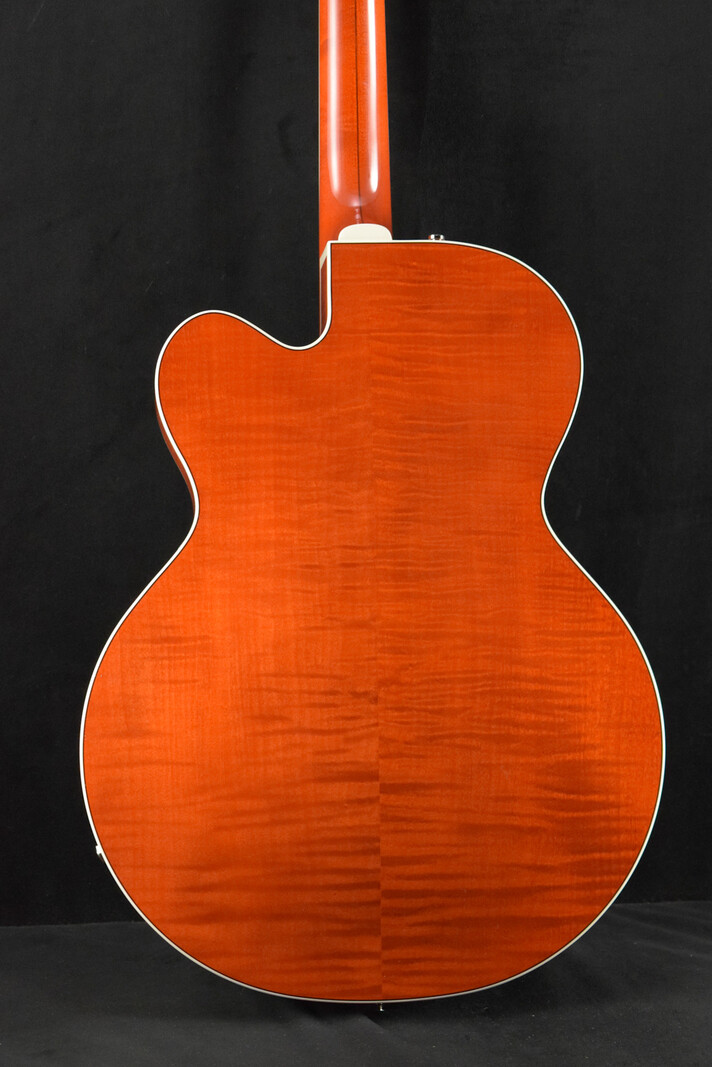 Gretsch Gretsch G6120TFM-BSNV Brian Setzer Signature Nashville Flame Maple Orange Stain