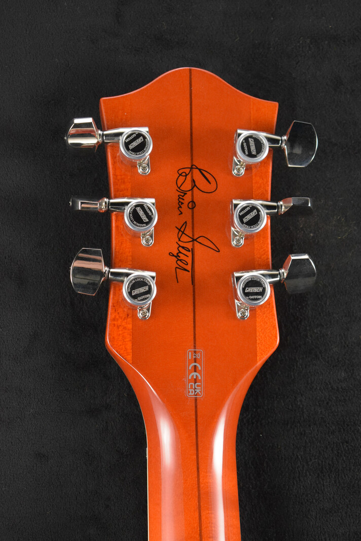 Gretsch Gretsch G6120TFM-BSNV Brian Setzer Signature Nashville Flame Maple Orange Stain