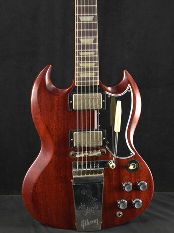 Gibson Gibson Murphy Lab 1964 SG Standard With Maestro Vibrola Cherry Red Ultra Light Aged