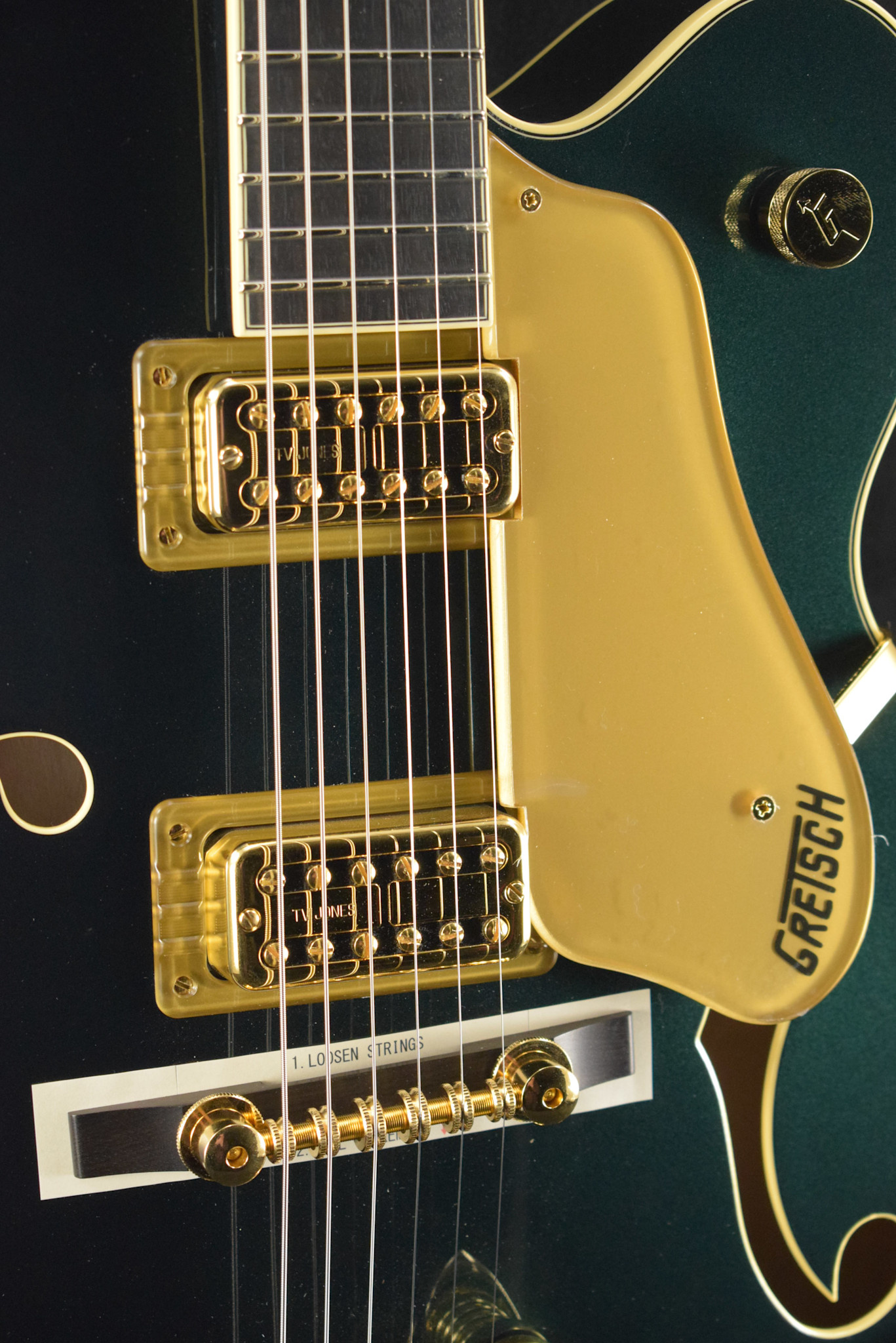 Gretsch Gretsch G6196T-59 Vintage Select Edition '59 Country Club Hollow Body with Bigsby Cadillac Green Lacquer