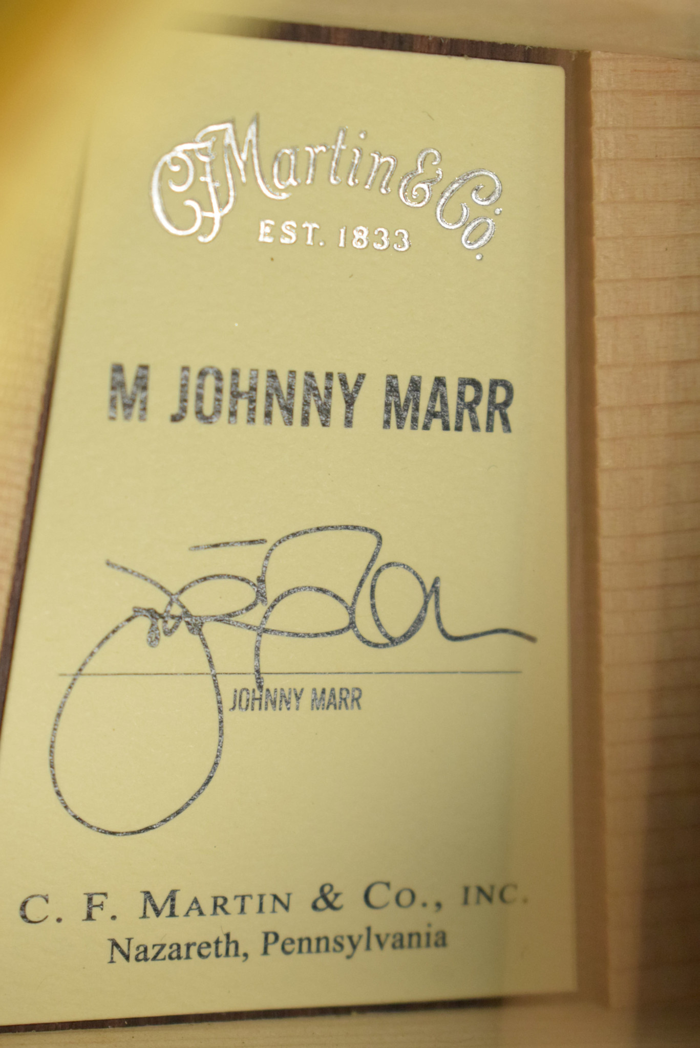 Martin Martin M-6 Johnny Marr LR Baggs Anthem