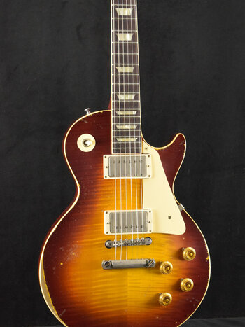 Gibson Gibson Murphy Lab 1959 Les Paul Standard Wide Tomato Burst Ultra Heavy Aged - Fuller's Exclusive