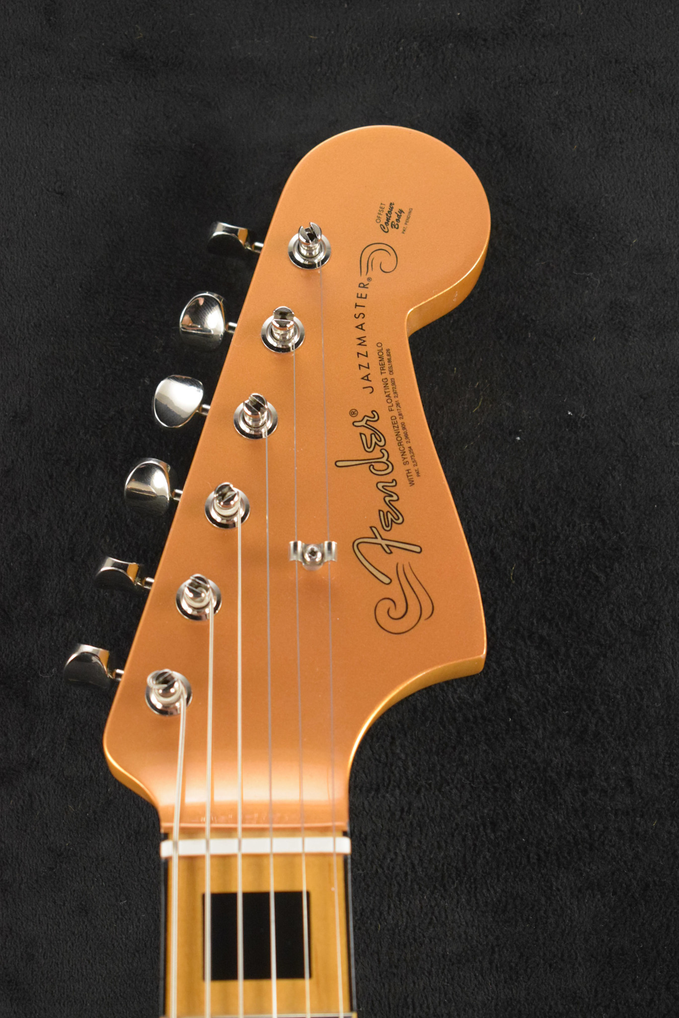 Fender Fender Troy Van Leeuwen Jazzmaster Copper Age Bound Maple Fingerboard