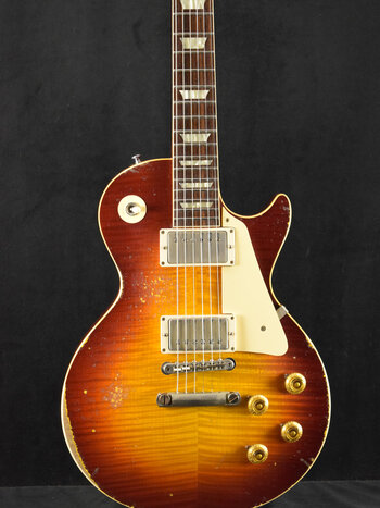 Gibson Gibson Murphy Lab 1959 Les Paul Standard Wide Tomato Burst Ultra Heavy Aged - Fuller's Exclusive
