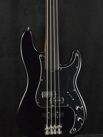 Fender Fender Tony Franklin Fretless Precision Bass Black Ebony Fingerboard