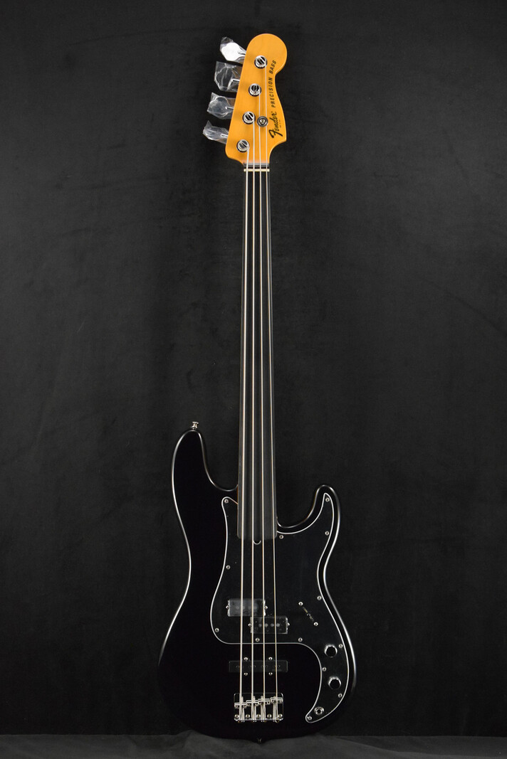 Fender Fender Tony Franklin Fretless Precision Bass Black Ebony Fingerboard
